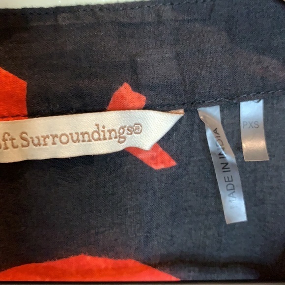 SOFT SURROUNDINGS hibiscus tunic - Picture 4 of 6